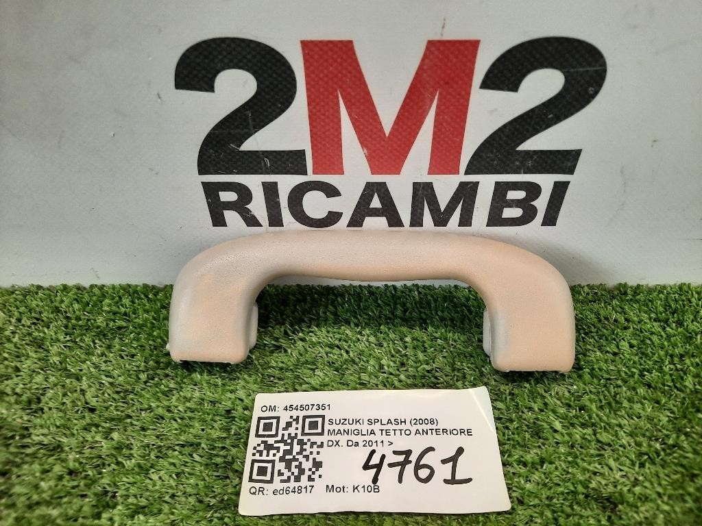 Maniglia Tetto Anteriore DX 454507351 Suzuki Splash 2008