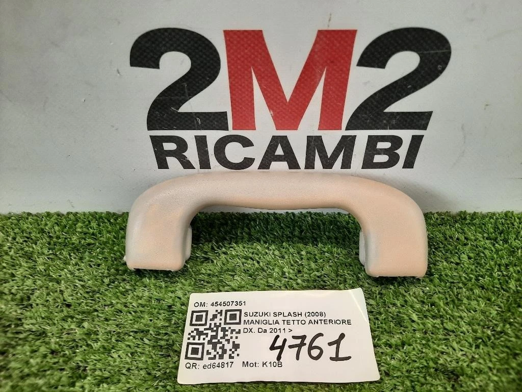 Maniglia Tetto Anteriore DX 454507351 Suzuki Splash 2008