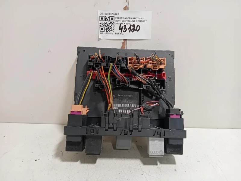 Centralina Comfort 3C8 937 049 C Volkswagen Caddy IV 2011