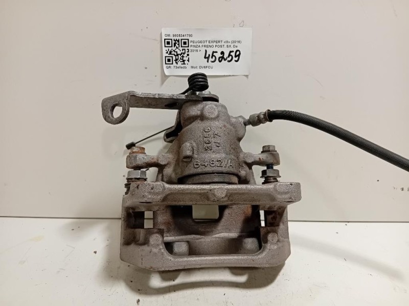 Pinza Freno POST SX 9805341780 Peugeot Expert III 2016
