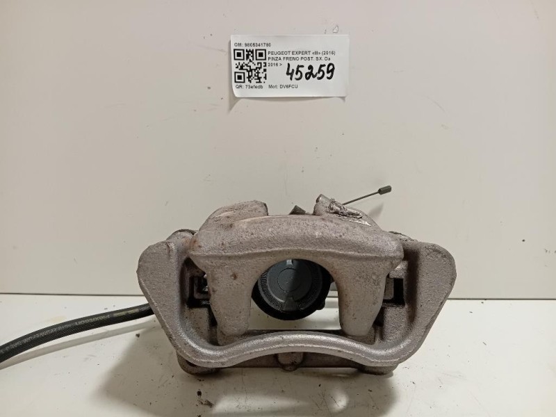 Pinza Freno POST SX 9805341780 Peugeot Expert III 2016