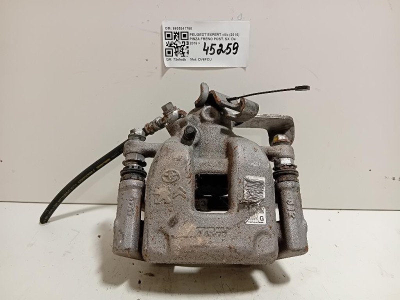 Pinza Freno POST SX 9805341780 Peugeot Expert III 2016