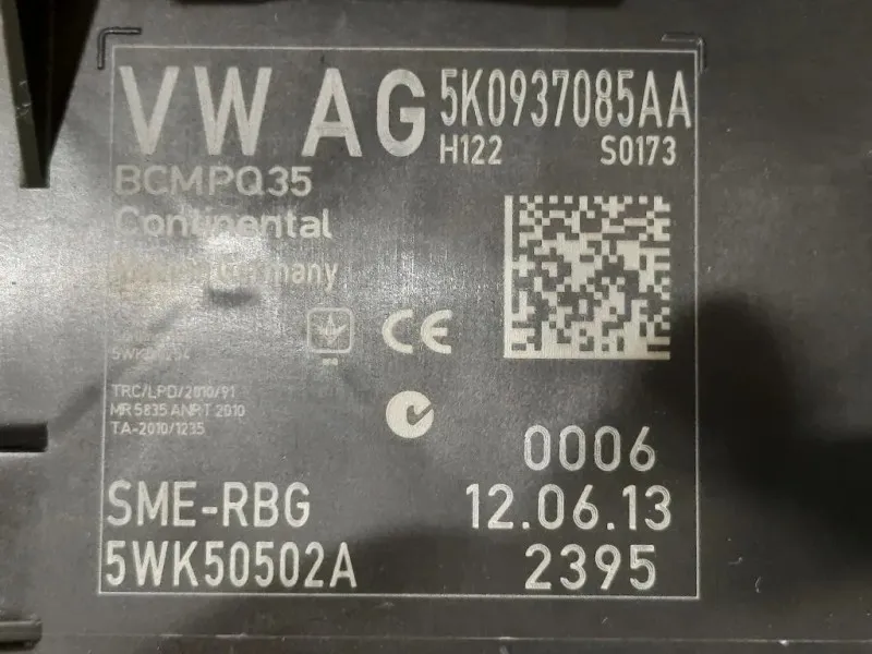 Centralina Comfort 5K0937085AA Volkswagen Caddy IV 2011