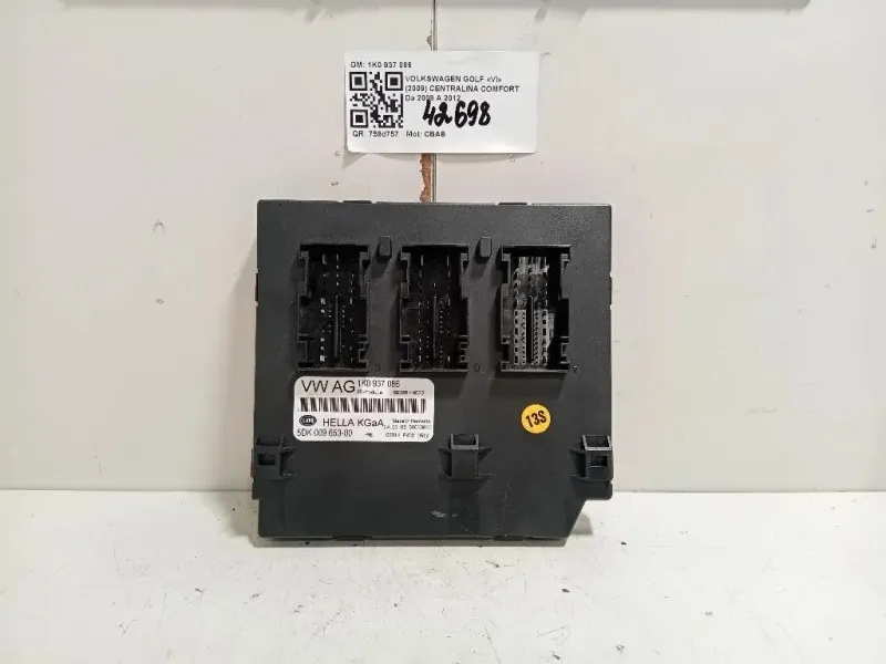 Centralina Comfort 1K0937086 Volkswagen GOLF VI 2009