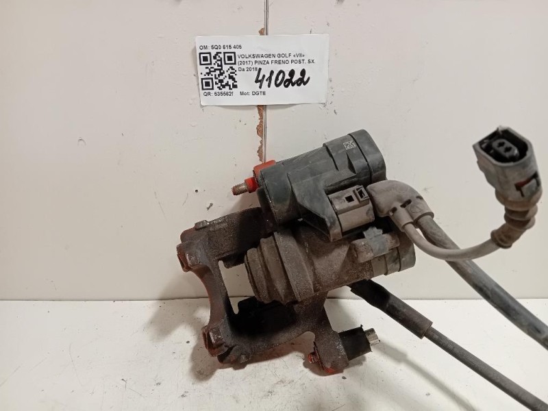 Pinza Freno POST SX 5Q0 615 405 Volkswagen GOLF VII 2017