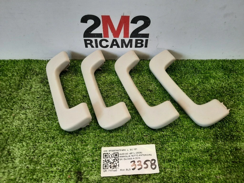 Maniglia Tetto Anteriore SX 8P0857607P4PK Audi A3 8P1 2008
