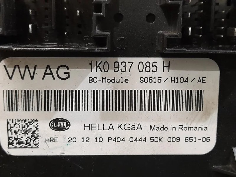 Centralina Comfort 1K0937085H CENTRALINA BCM Volkswagen GOLF VI 2009