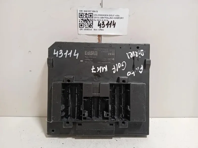 Centralina Comfort 5Q0937084Q Volkswagen GOLF VII 2013