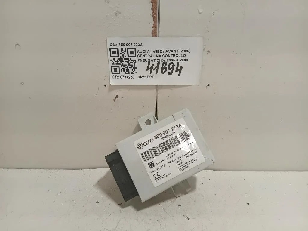 Centralina Controllo Pneumatici 8E0 907 273A Audi A4 8ED Avant 2005