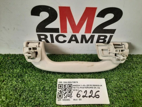 Maniglia Tetto Posteriore DX POST DX Mazda 3 III 2016