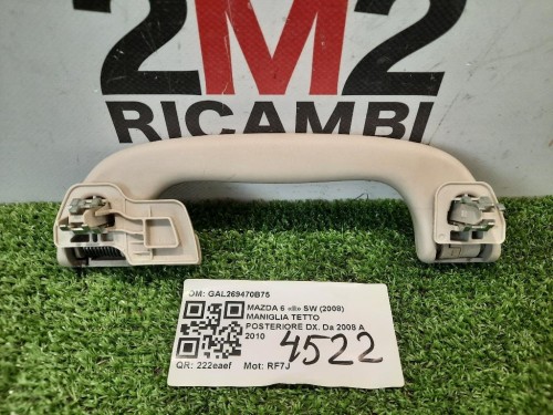 Maniglia Tetto Posteriore DX GAL269470B75 POST DX Mazda 6 II SW 2008