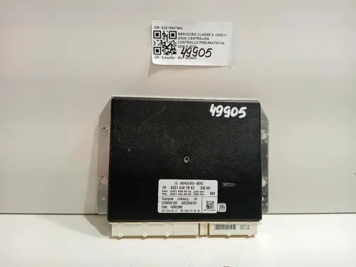 Centralina Controllo Pneumatici A2215407962 Mercedes Classe S W221 2006