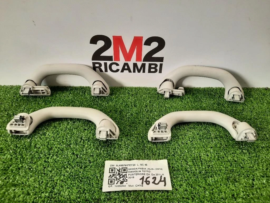 Maniglia Tetto Posteriore DX 5L6857607EY20 Skoda Fabia NJ3 2014