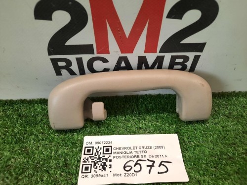 Maniglia Tetto Posteriore SX 09072234 POST SX Chevrolet Cruze 2009