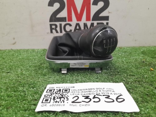 Pomello E Cuffia LEVA Cambio 5G1711113B Volkswagen GOLF VII 2013