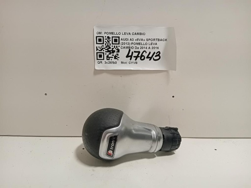 Pomello LEVA Cambio POMELLO LEVA CAMBIO Audi A3 8VA Sportback 2012