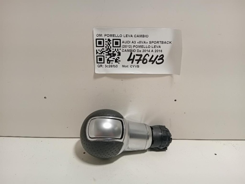 Pomello LEVA Cambio POMELLO LEVA CAMBIO Audi A3 8VA Sportback 2012