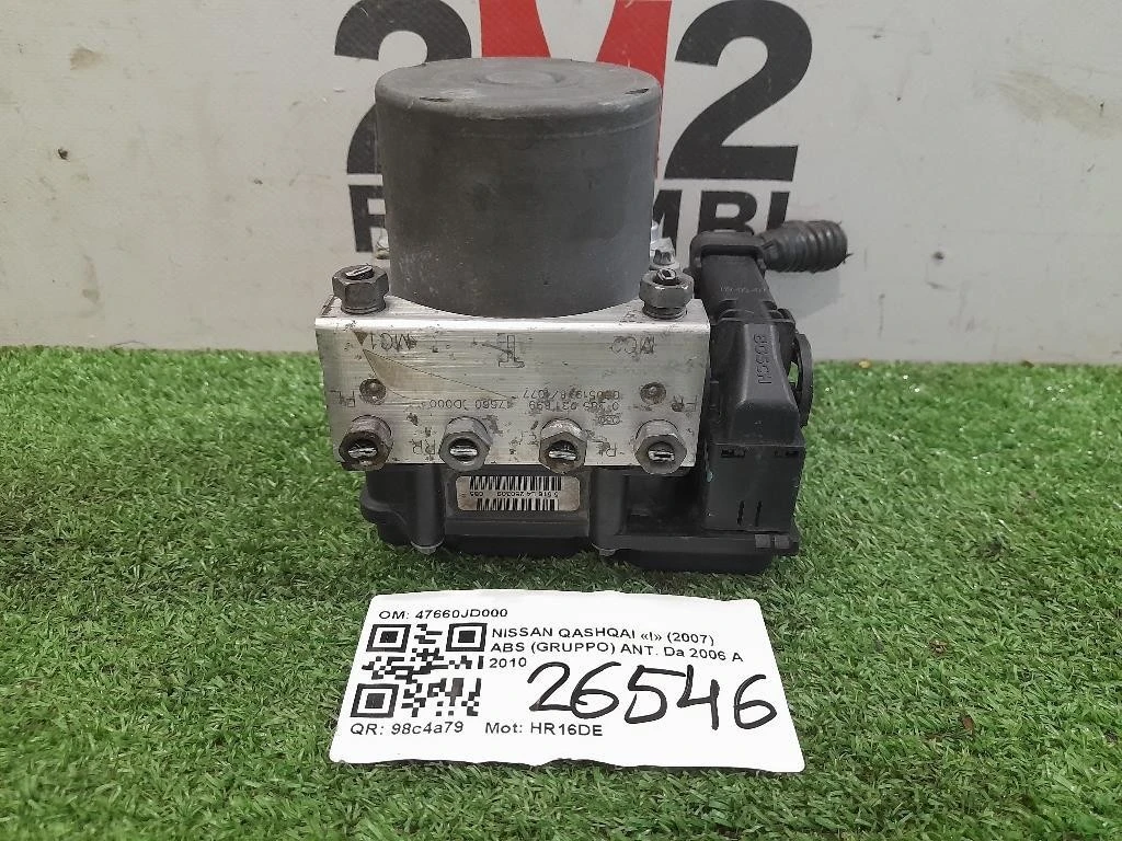 ABS Gruppo ANT 47660JD000 Nissan Qashqai I 2007