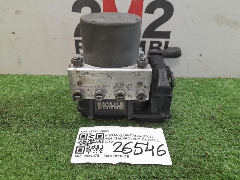 ABS Gruppo ANT 47660JD000 Nissan Qashqai I 2007