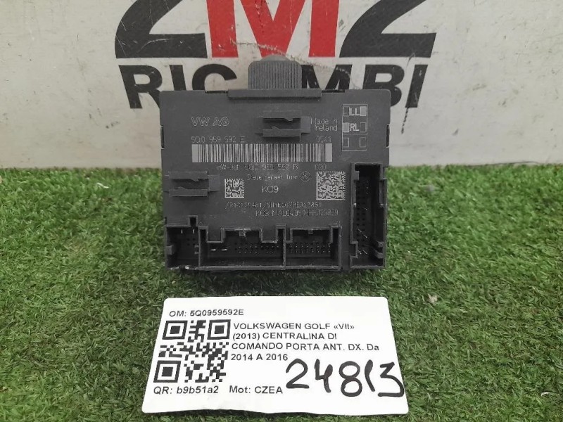 Centralina DI Comando Porta ANT DX 5Q0959592E Volkswagen GOLF VII 2013