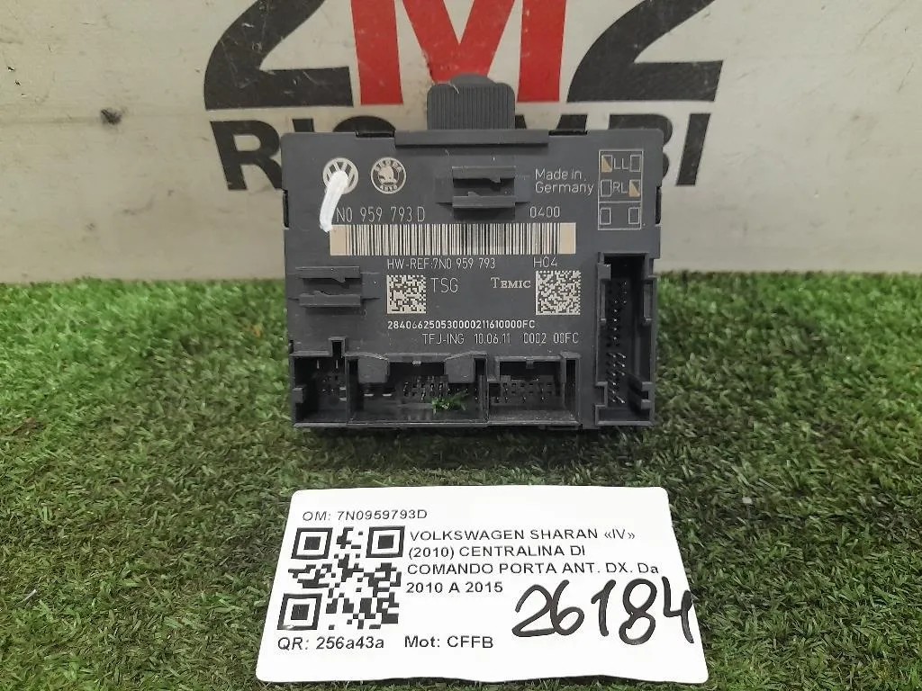 Centralina DI Comando Porta ANT DX 7N0959793D Volkswagen Sharan IV 2010