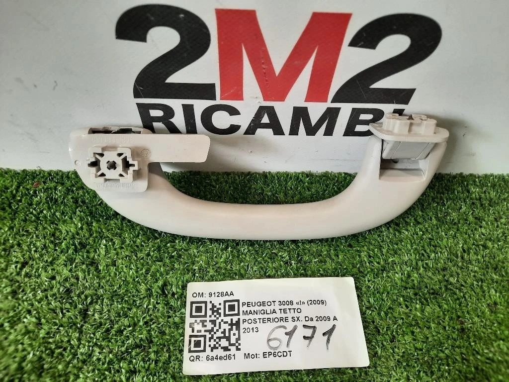 Maniglia Tetto Posteriore SX 9128AA POST SX Peugeot 3008 I 2009