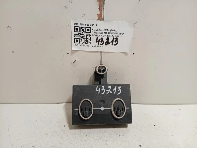 Centralina DI Comando Porta ANT SX 8K0 959 793 R Audi A4 8K2 2012