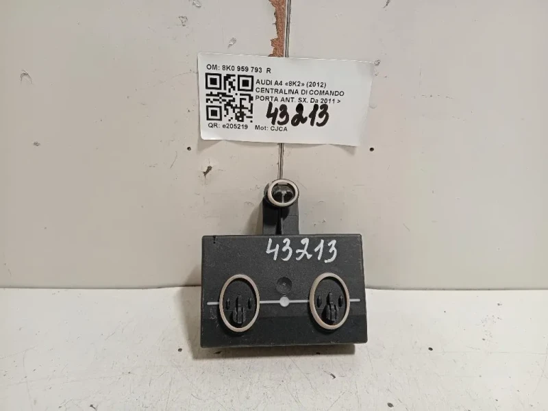 Centralina DI Comando Porta ANT SX 8K0 959 793 R Audi A4 8K2 2012