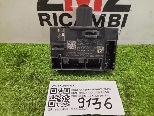 Centralina DI Comando Porta ANT SX 8K0959793R Audi A4 8K5 Avant 2012
