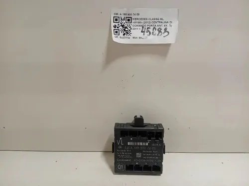 Centralina DI Comando Porta ANT SX A 166 900 74 09 Mercedes Classe ML W166 2012