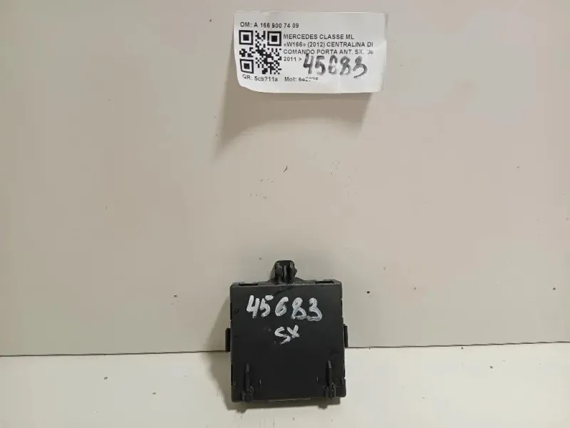 Centralina DI Comando Porta ANT SX A 166 900 74 09 Mercedes Classe ML W166 2012