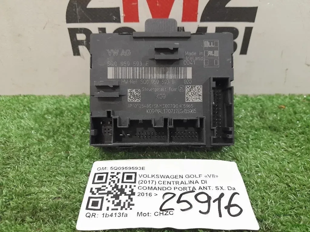 Centralina DI Comando Porta ANT SX 5Q0959593E Volkswagen GOLF VII 2017