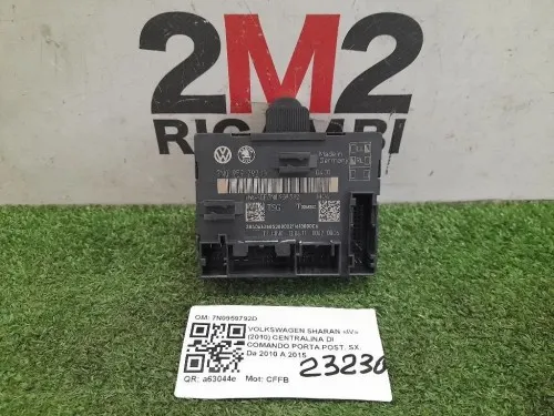 Centralina DI Comando Porta POST SX 7N0959792D Volkswagen Sharan IV 2010