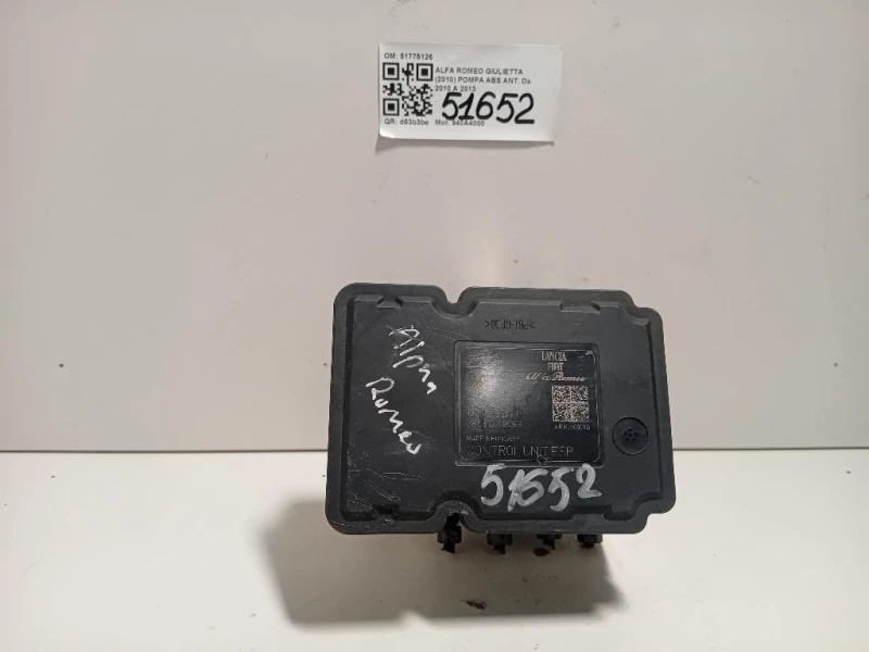Pompa ABS ANT 51775126 Alfa Romeo Giulietta 2010