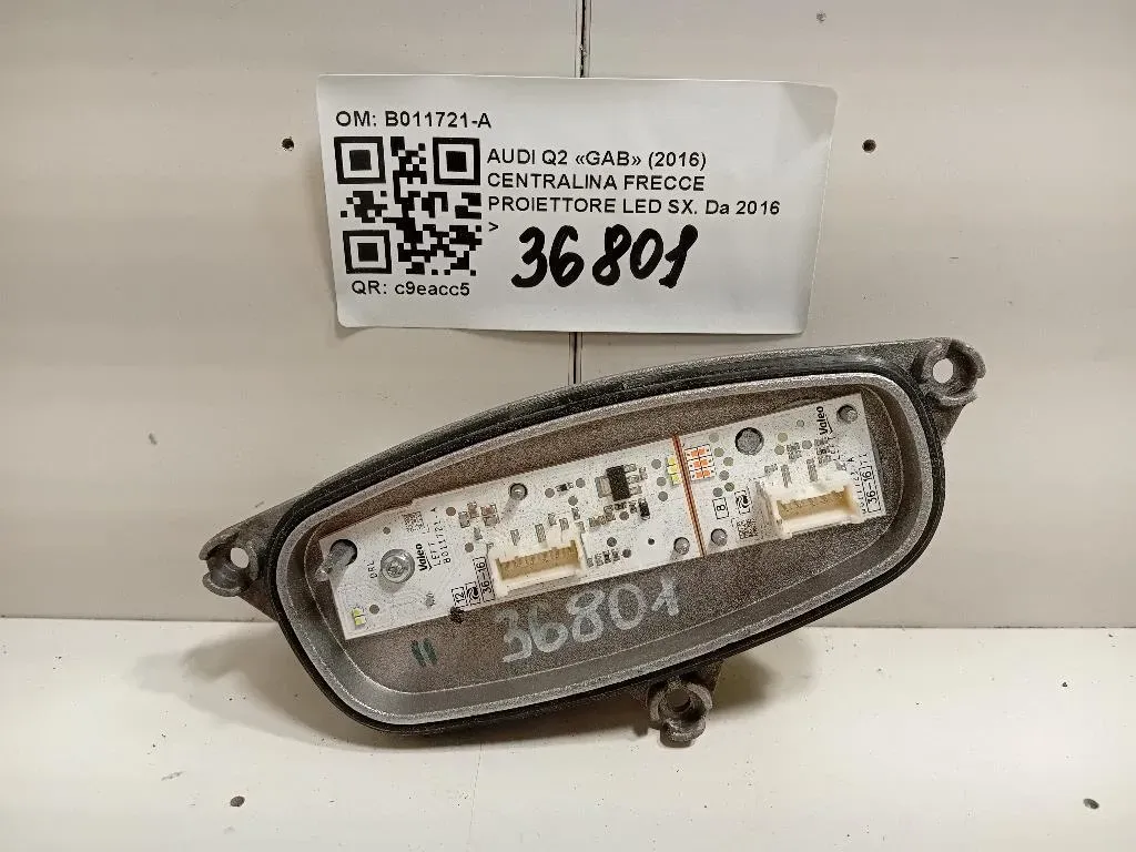 Centralina Frecce Proiettore LED SX B011721-A INDICATORE FRECCIA SINISTRA LED Audi Q2 GAB 2016