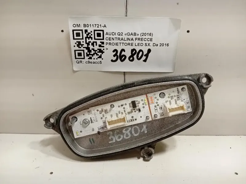 Centralina Frecce Proiettore LED SX B011721-A INDICATORE FRECCIA SINISTRA LED Audi Q2 GAB 2016