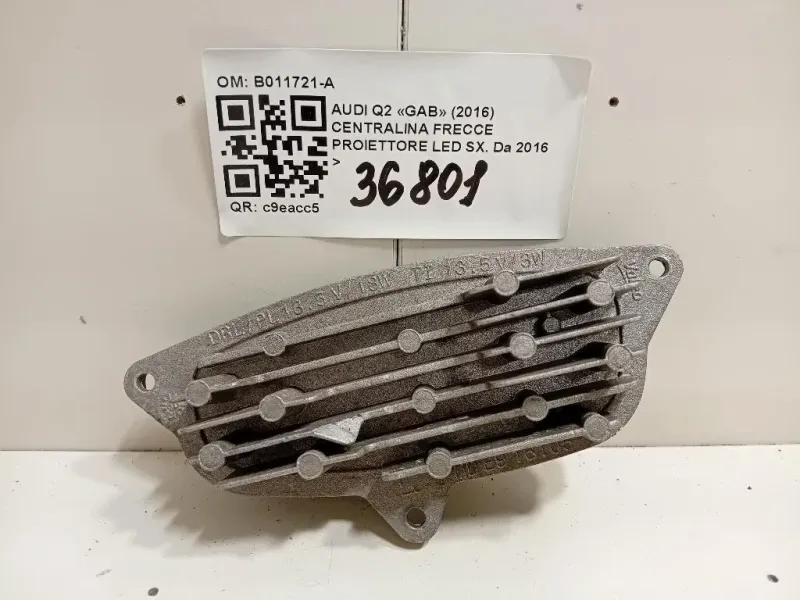 Centralina Frecce Proiettore LED SX B011721-A INDICATORE FRECCIA SINISTRA LED Audi Q2 GAB 2016