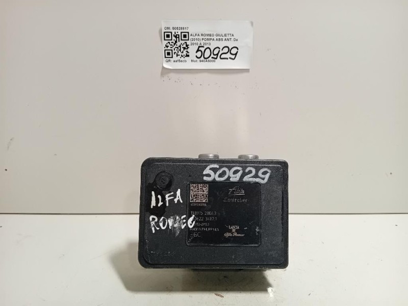 Pompa ABS ANT 50528817 Alfa Romeo Giulietta 2010