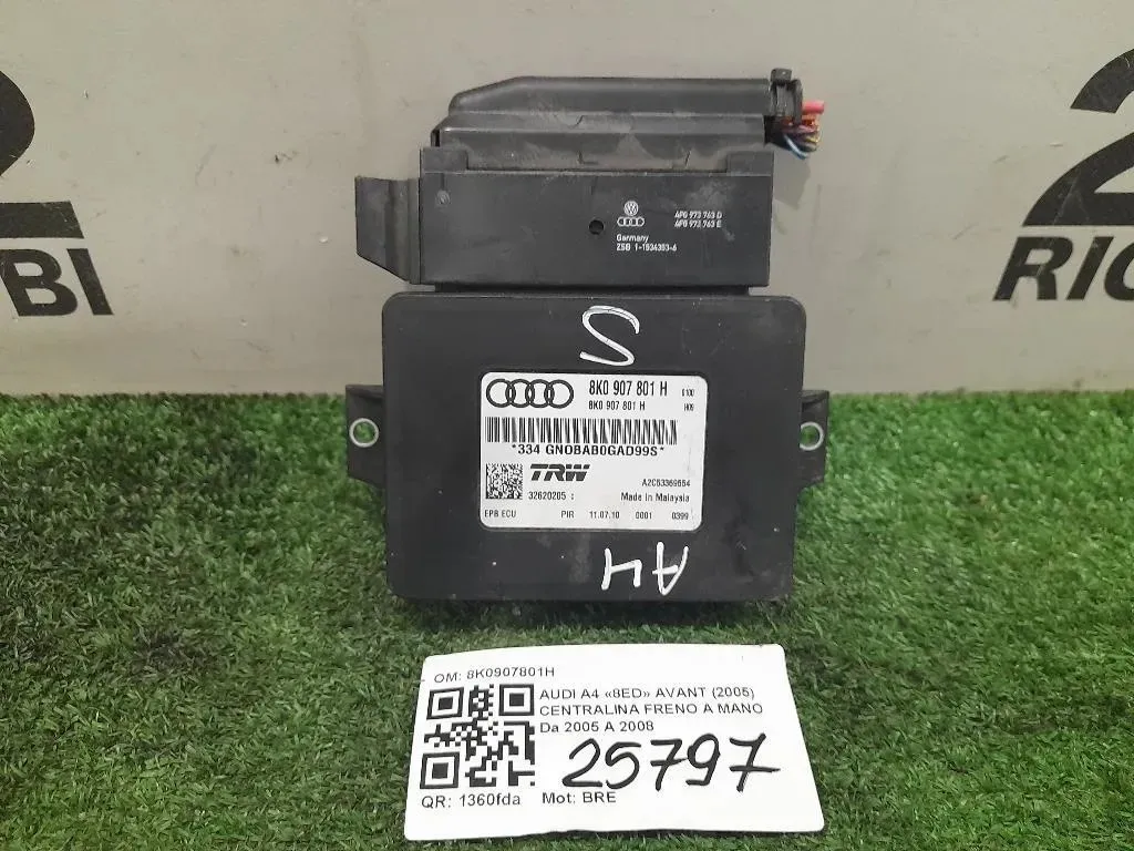 Centralina Freno A MANO 8K0907801H Audi A4 8ED Avant 2005
