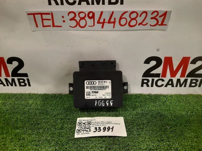 Centralina Freno A MANO 8K0 907 801 E Audi A4 8K2 2008