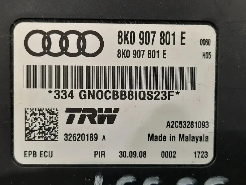 Centralina Freno A MANO 8K0 907 801 E Audi A4 8K2 2008