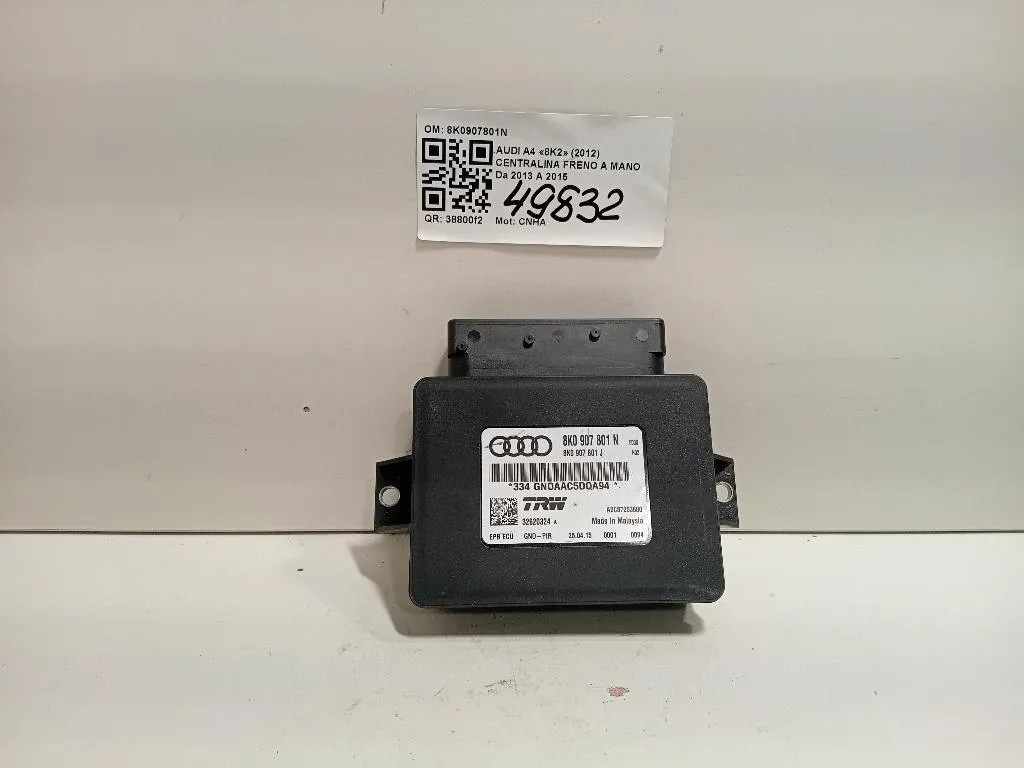 Centralina Freno A MANO 8K0907801N Audi A4 8K2 2012