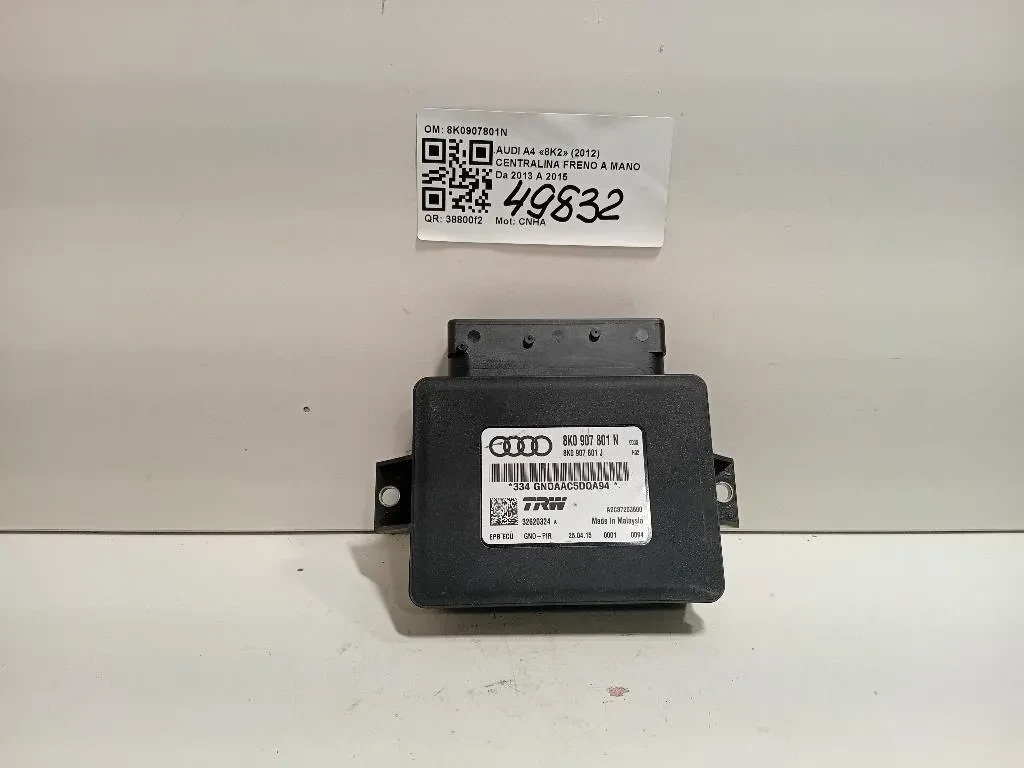 Centralina Freno A MANO 8K0907801N Audi A4 8K2 2012