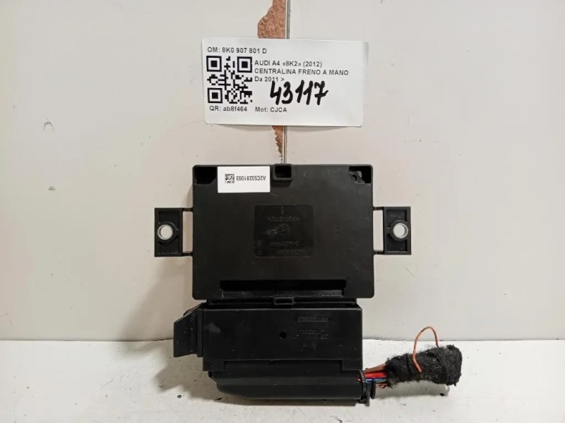 Centralina Freno A MANO 8K0 907 801 D Audi A4 8K2 2012