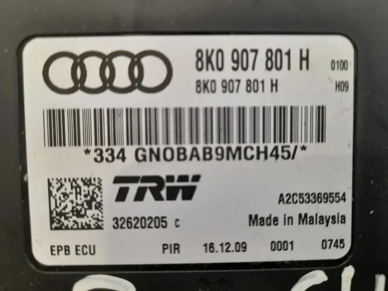 Centralina Freno A MANO 8K0907801H Audi A5 8T3 2012