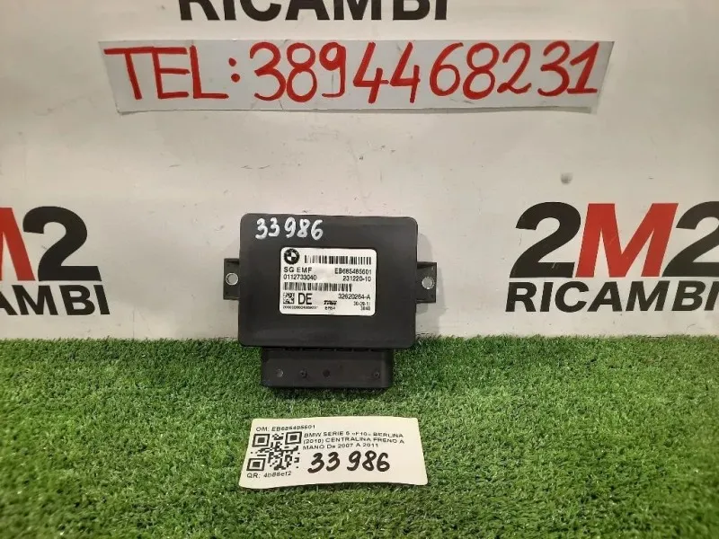Centralina Freno A MANO EB685485601 Bmw Serie 5 F10 Berlina 2010