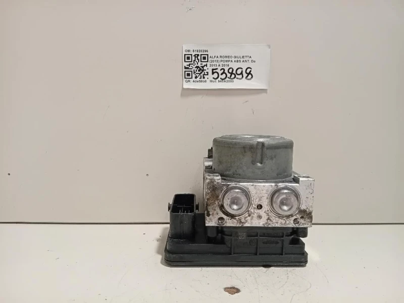 Pompa ABS ANT 51920296 Alfa Romeo Giulietta 2013