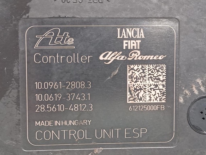 Pompa ABS ANT 00051901331 Alfa Romeo Giulietta 2013