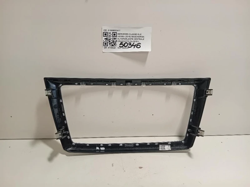 Mascherina Altoparlante Centrale Cruscotto A1666802417 Mercedes Classe GLE W166 2015