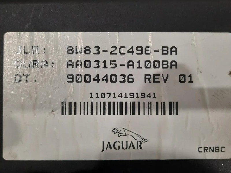 Centralina Freno A MANO 8W83-2C496-BA Jaguar XF I 2011
